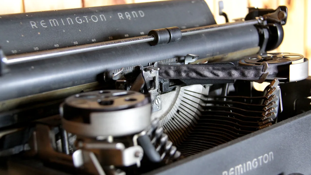 Schreibmaschine Remington (Foto: David Jufer)